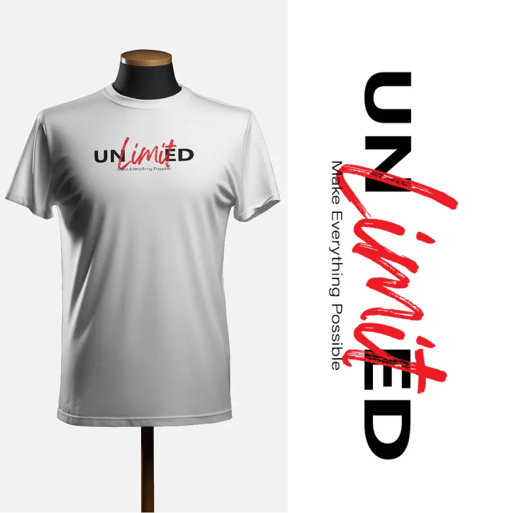 Unlimited Printed Premium Cotton Fabric T-shirt